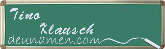 Tino Klausch Visitenkarte
